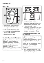 Preview for 56 page of Miele TWF 720 WP Operating Instructions Manual