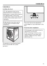 Preview for 57 page of Miele TWF 720 WP Operating Instructions Manual