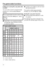 Preview for 72 page of Miele TWF 720 WP Operating Instructions Manual