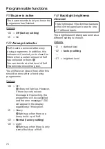 Preview for 76 page of Miele TWF 720 WP Operating Instructions Manual