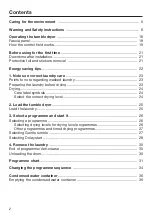 Preview for 2 page of Miele TWH620WP Operating Instructions Manual