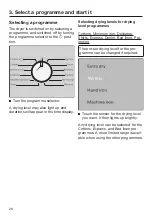 Preview for 26 page of Miele TWH620WP Operating Instructions Manual