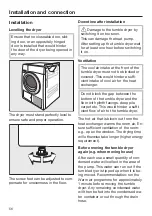 Preview for 56 page of Miele TWH620WP Operating Instructions Manual