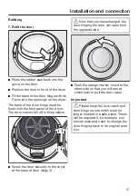 Preview for 67 page of Miele TWH620WP Operating Instructions Manual