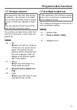 Preview for 79 page of Miele TWH620WP Operating Instructions Manual