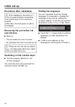 Preview for 20 page of Miele TWI 180 WP Operating Instructions Manual