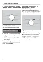 Preview for 26 page of Miele TWI 180 WP Operating Instructions Manual