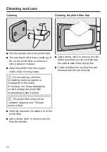 Preview for 54 page of Miele TWI 180 WP Operating Instructions Manual