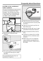 Preview for 63 page of Miele TWI 180 WP Operating Instructions Manual