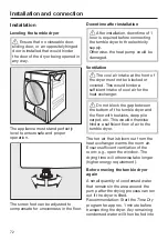 Preview for 72 page of Miele TWI 180 WP Operating Instructions Manual