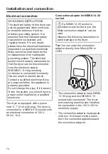 Preview for 76 page of Miele TWI 180 WP Operating Instructions Manual