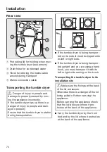 Предварительный просмотр 70 страницы Miele TWJ 660 WP Operating Instructions Manual