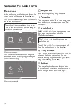 Preview for 20 page of Miele TWV 680 WP Operating Instructions Manual