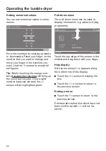 Preview for 22 page of Miele TWV 680 WP Operating Instructions Manual