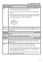 Preview for 39 page of Miele TWV 680 WP Operating Instructions Manual