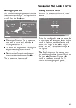 Preview for 23 page of Miele TWV 780 WP Operating Instructions Manual