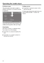 Preview for 24 page of Miele TWV 780 WP Operating Instructions Manual