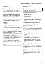 Preview for 25 page of Miele TWV 780 WP Operating Instructions Manual