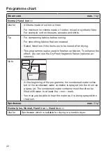 Preview for 42 page of Miele TWV 780 WP Operating Instructions Manual