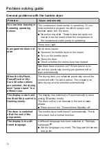 Preview for 72 page of Miele TWV 780 WP Operating Instructions Manual