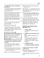 Preview for 33 page of Miele TX2070 Operating Instructions Manual