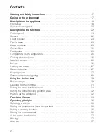 Preview for 2 page of Miele TX3587 Operating And Installation Instructions