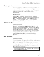 Preview for 27 page of Miele TX3587 Operating And Installation Instructions