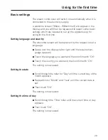 Preview for 29 page of Miele TX3587 Operating And Installation Instructions