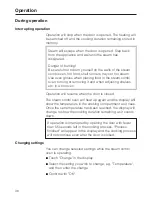 Preview for 38 page of Miele TX3587 Operating And Installation Instructions