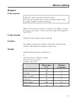 Preview for 67 page of Miele TX3587 Operating And Installation Instructions