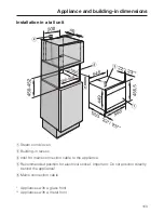 Preview for 163 page of Miele TX3587 Operating And Installation Instructions