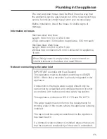 Preview for 175 page of Miele TX3587 Operating And Installation Instructions