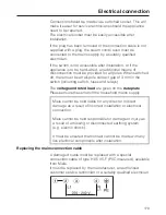 Preview for 179 page of Miele TX3587 Operating And Installation Instructions