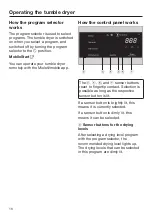 Preview for 16 page of Miele TXD 160 WP Operating Instructions Manual