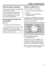 Preview for 21 page of Miele TXD 160 WP Operating Instructions Manual