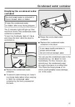 Preview for 37 page of Miele TXD 160 WP Operating Instructions Manual