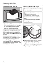 Preview for 48 page of Miele TXD 160 WP Operating Instructions Manual