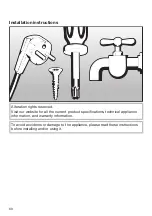 Preview for 60 page of Miele TXD 160 WP Operating Instructions Manual