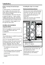 Preview for 66 page of Miele TXD 160 WP Operating Instructions Manual