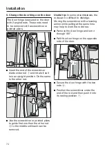 Preview for 74 page of Miele TXD 160 WP Operating Instructions Manual