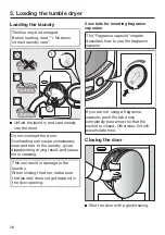 Предварительный просмотр 28 страницы Miele TXI 680 WP Operating Instructions Manual