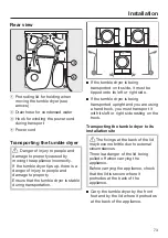 Предварительный просмотр 73 страницы Miele TXI 680 WP Operating Instructions Manual