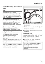 Предварительный просмотр 79 страницы Miele TXI 680 WP Operating Instructions Manual