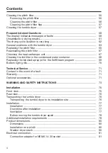 Preview for 4 page of Miele TXR 860 WP Operating Instructions Manual