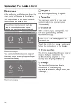 Preview for 16 page of Miele TXR 860 WP Operating Instructions Manual