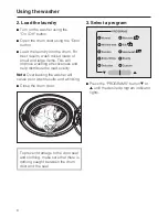 Preview for 8 page of Miele W 1113 Operating And Installation Manual