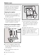 Предварительный просмотр 24 страницы Miele W 1119I WASHING MACHINE Operating Instructions Manual