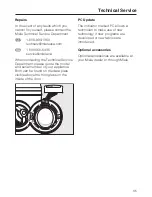 Предварительный просмотр 39 страницы Miele W 1119I WASHING MACHINE Operating Instructions Manual