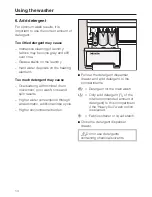 Preview for 14 page of Miele W 1203 WASHING MACHINE Operating Instructions Manual