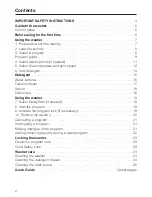 Preview for 2 page of Miele W 1213 WASHING MACHINE Operating Instructions Manual